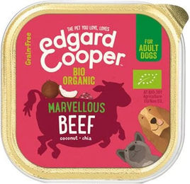 Edgard & Cooper Adult - Bio Rind - 17 x 100 g Schälchen – Bild 1 von 2