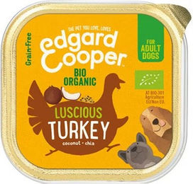 Edgard & Cooper Adult - Bio Truthahn - 17 x 100 g Schälchen – Bild 1 von 2