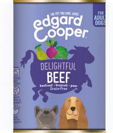 Edgard & Cooper Adult Hundefutter - Dosen - Rindfleisch - 6 x 400 g – Bild 1 von 4