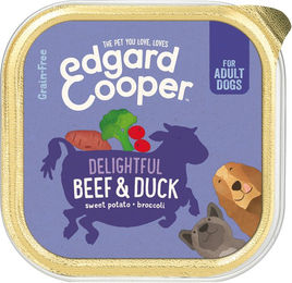 Edgard & Cooper Adult Hundefutter - Schälchen - Rind & Ente - 11 x 150 g – Bild 1 von 4