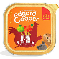 Produktbild von Edgard&Cooper Adult Hundenassfutter mit Huhn und Truthahn - 22 x 150 g