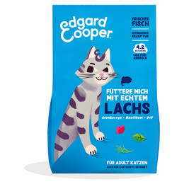 Produktbild von Edgard & Cooper Adult Lachs Katzen Trockenfutter - 6 x 325 g