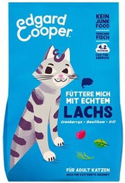 Produktbild von Edgard & Cooper Adult Lachs Trockenfutter für Katzen - 2 x 4 kg