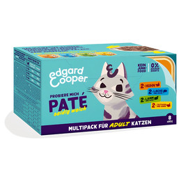 Produktbild von Edgard & Cooper Adult Paté Multipack - 8 x 85 g