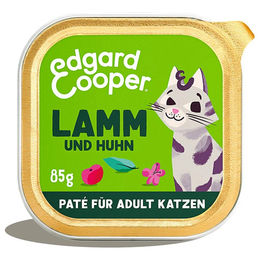 Produktbild von Edgard & Cooper Cat Paté Adult Lamm und Freilaufhuhn mit Cranberrys - 16 x 85 g