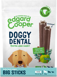Produktbild von Edgard&Cooper Doggy Dental Apfel und Eukalyptus Hundesnack L 8 x 240 Gramm