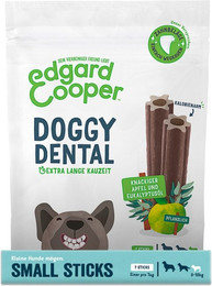 Produktbild von Edgard&Cooper Doggy Dental Apfel und Eukalyptus Hundesnack S 8 x 105 Gramm