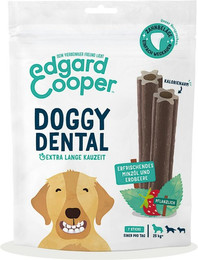 Produktbild von Edgard&Cooper Doggy Dental Minze und Erdbeere Hundesnack L 8 x 240 Gramm