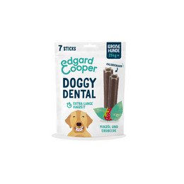 Produktbild von Edgard & Cooper Doggy Dental Sticks Erdbeere & Minze - 8 x 240 g