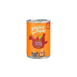 Produktbild von Edgard & Cooper getreidefreies Nassfutter Adult mit Huhn & Truthahn - 6 x 400 g