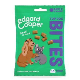 Produktbild von Edgard & Cooper Hundesnacks Top Dog Bites Apfel und Blaubeeren - 15 x 50 g