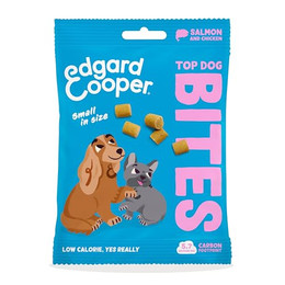 Produktbild von Edgard & Cooper Hundesnacks Top Dog Bites Lachs und Huhn - 15 x 50 g