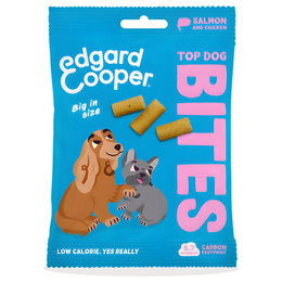 Produktbild von Edgard & Cooper Hundesnacks Top Dog Bites Lachs und Huhn - 15 x 50 g
