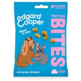 Produktbild von Edgard & Cooper Hundesnacks Top Dog Bites Truthahn und Huhn - 15 x 50 g