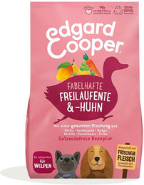 Produktbild von Edgard&Cooper Jun Freilauf-Ente und -Huhn getreidefrei Hundetrockenfutter Sparpaket 2 x 12 Kilogramm