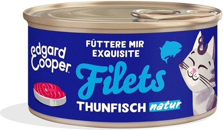 Produktbild von Edgard & Cooper Katze Filets Frischer Wildfang-Thunfisch 24x70g