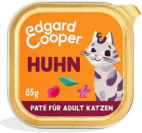 Produktbild von Edgard & Cooper Katze Paté Adult Freilaufhuhn 16x85g