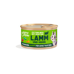 Produktbild von Edgard & Cooper Katzen Nassfutter Adult Lamm und Freilandhuhn - 6 x 85 g