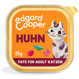 Produktbild von Edgard & Cooper Katzen Nassfutter Paté Adult Freilaufhuhn - 16 x 85 g