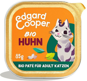Produktbild von Edgard & Cooper Katzen Nassfutter Paté Bio-Huhn Adult - 16 x 85 g