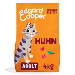 Produktbild von Edgard & Cooper Katzenfutter Adult Frisches Freilandhuhn - 2 x 4 kg