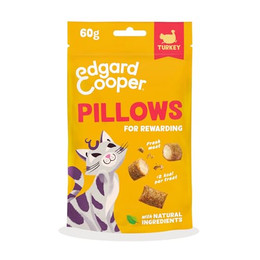 Produktbild von Edgard Cooper Katzensnacks Pillows mit Truthahn - 60 g
