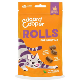 Produktbild von Edgard Cooper Katzensnacks Rolls mit Huhn und Truthahn - 45 g