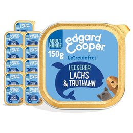 Produktbild von Edgard & Cooper Nassfutter für Hunde Lachs & Truthahn - 11 x 150 g