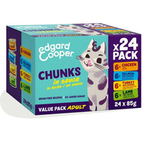 Produktbild von Edgard Cooper Nassfutter für Katzen in Sauce - 24 x 85 g