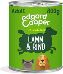 Produktbild von Edgard & Cooper Nassfutter Hund, Adult, Lamm und Rind 6x800 g