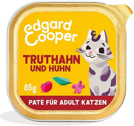 Produktbild von Edgard & Cooper Paté Truthahn und Freilaufhuhn - 16 x 85 g