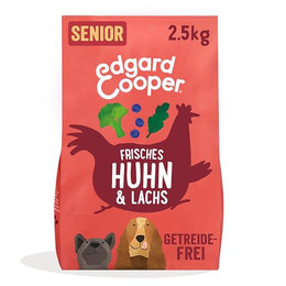 Produktbild von Edgard & Cooper Senior Trockenfutter mit Freilauf-Huhn & Lachs - 2,5 kg
