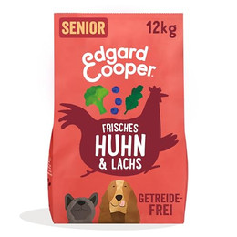 Produktbild von Edgard & Cooper Senior Trockenfutter mit Freilaufhuhn & norwegischem Lachs - 12 kg