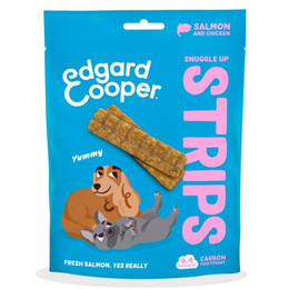 Produktbild von Edgard & Cooper Snuggle Up Strips Lachs und Huhn - 10 x 75 g