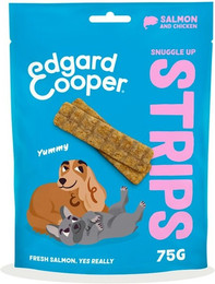 Produktbild von Edgard & Cooper Sparpaket 10 x 75g Jerky Lachs & Huhn