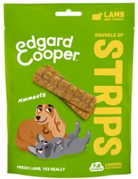 Produktbild von Edgard & Cooper Sparpaket 10 x 75g Jerky Lamm & Truthahn
