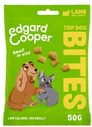 Produktbild von Edgard & Cooper Sparpaket 15 x 50g Bites Lamm & Truthahn