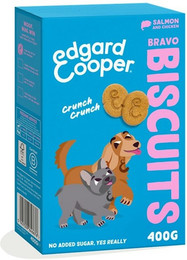 Produktbild von Edgard & Cooper Sparpaket 7 x 400g Biscuits Lachs & Huhn