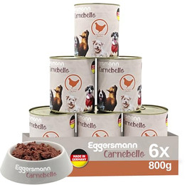 Produktbild von Eggersmann Carnebello Nassfutter mit Huhn - 6 x 800 g