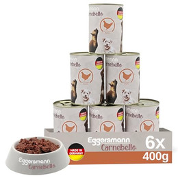 Produktbild von Eggersmann Carnebello Nassfutter mit Huhn - 6 x 400 g