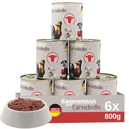 Produktbild von Eggersmann Carnebello Nassfutter mit Rind - 6 x 800 g