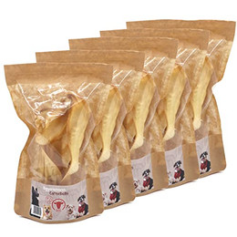 Produktbild von Eggersmann Carnebello Naturkausnack Rinderohren - 5 x 90 g