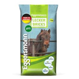 Produktbild von Eggersmann Lecker Bricks Apfel Pferde-Leckerlis - 25 kg