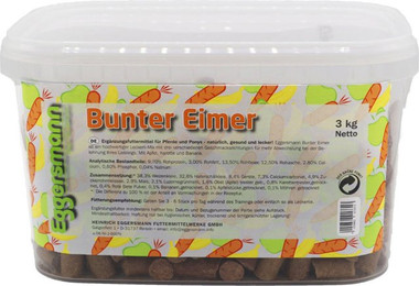 Produktbild von Eggersmann Lecker Bricks Bunter Eimer - 3 kg