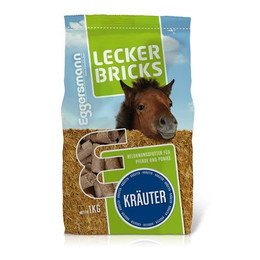 Produktbild von Eggersmann Lecker Bricks Kräuter Pferde-Leckerlis - 1 kg
