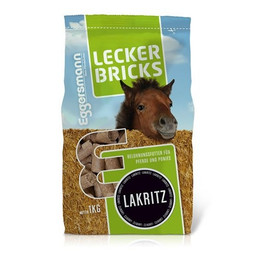 Produktbild von Eggersmann Lecker Bricks Lakritz - 1 kg