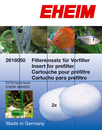 Produktbild von EHEIM 2616050 Filtereinsatz (2 Stück) für Vorfilter 4004620 Aquarienzubehör