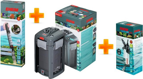 Produktbild von EHEIM Außenfilter Pfrofessional 4+ 350T & ReeflexUV 500 UV-Klärer & Schlammabsauger  -  Vorteils-Paket