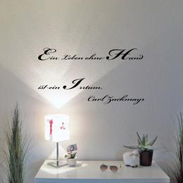 Produktbild von Ein Leben ohne Hund .. Wandtattoo Zitat Art.Nr.ZT10