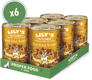 Produktbild von Ein schmackhaftes englisches Frühstück Multipack (6 x 400g) | Lily's Kitchen